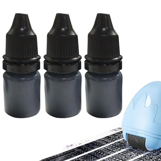 Security Roller 15ml Black Ink Refills