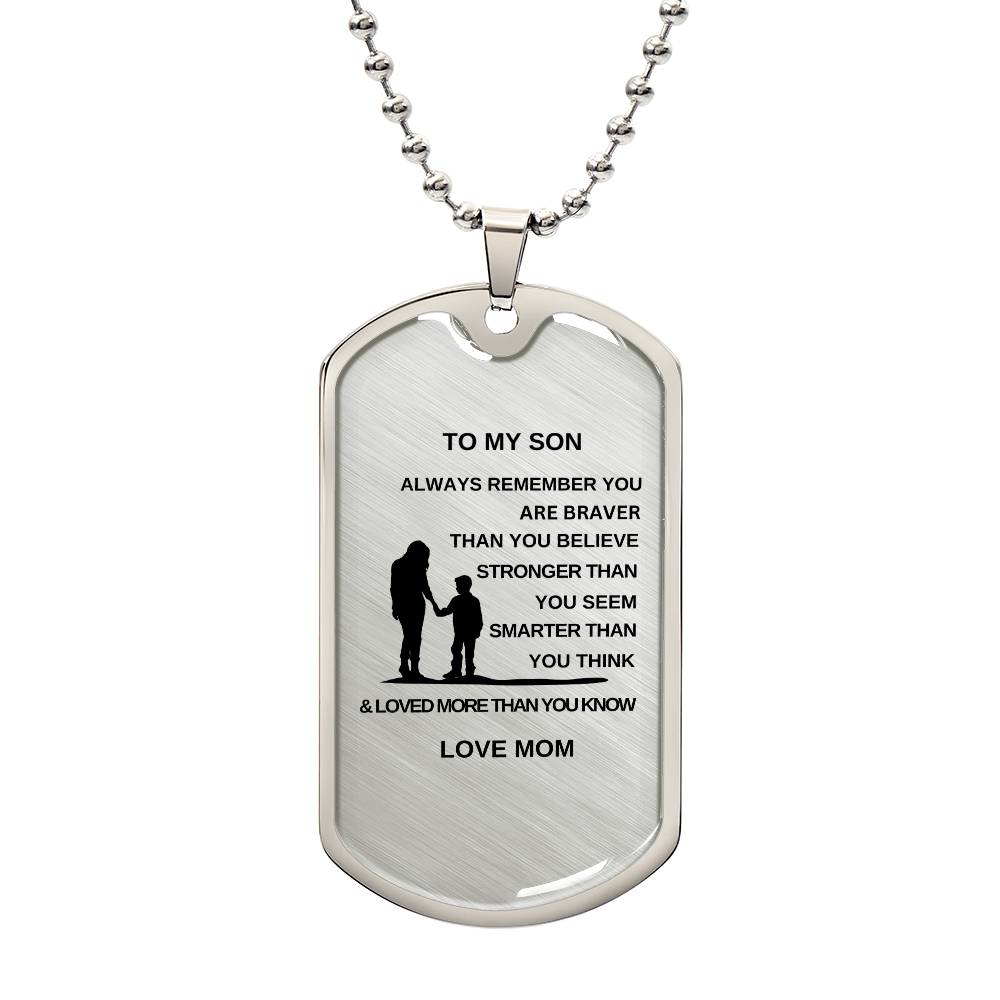 Son’s Eternal Keepsake from Mom