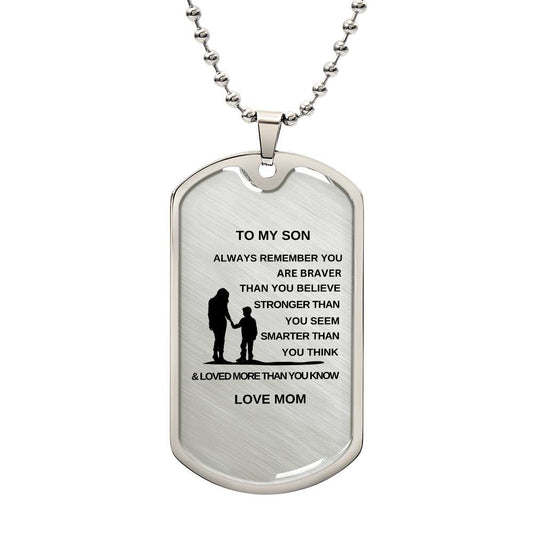 Son’s Eternal Keepsake from Mom
