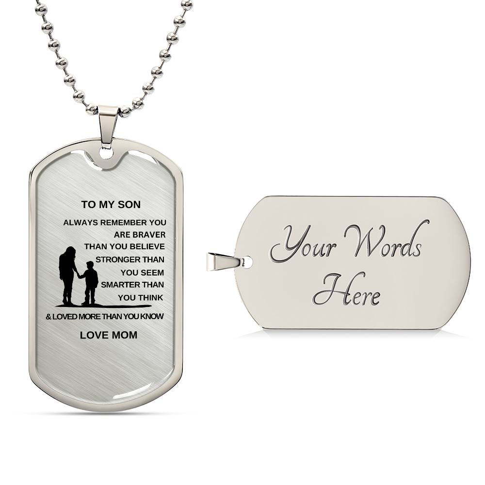 Son’s Eternal Keepsake from Mom