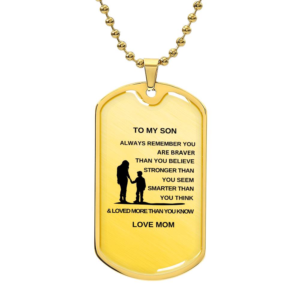 Son’s Eternal Keepsake from Mom