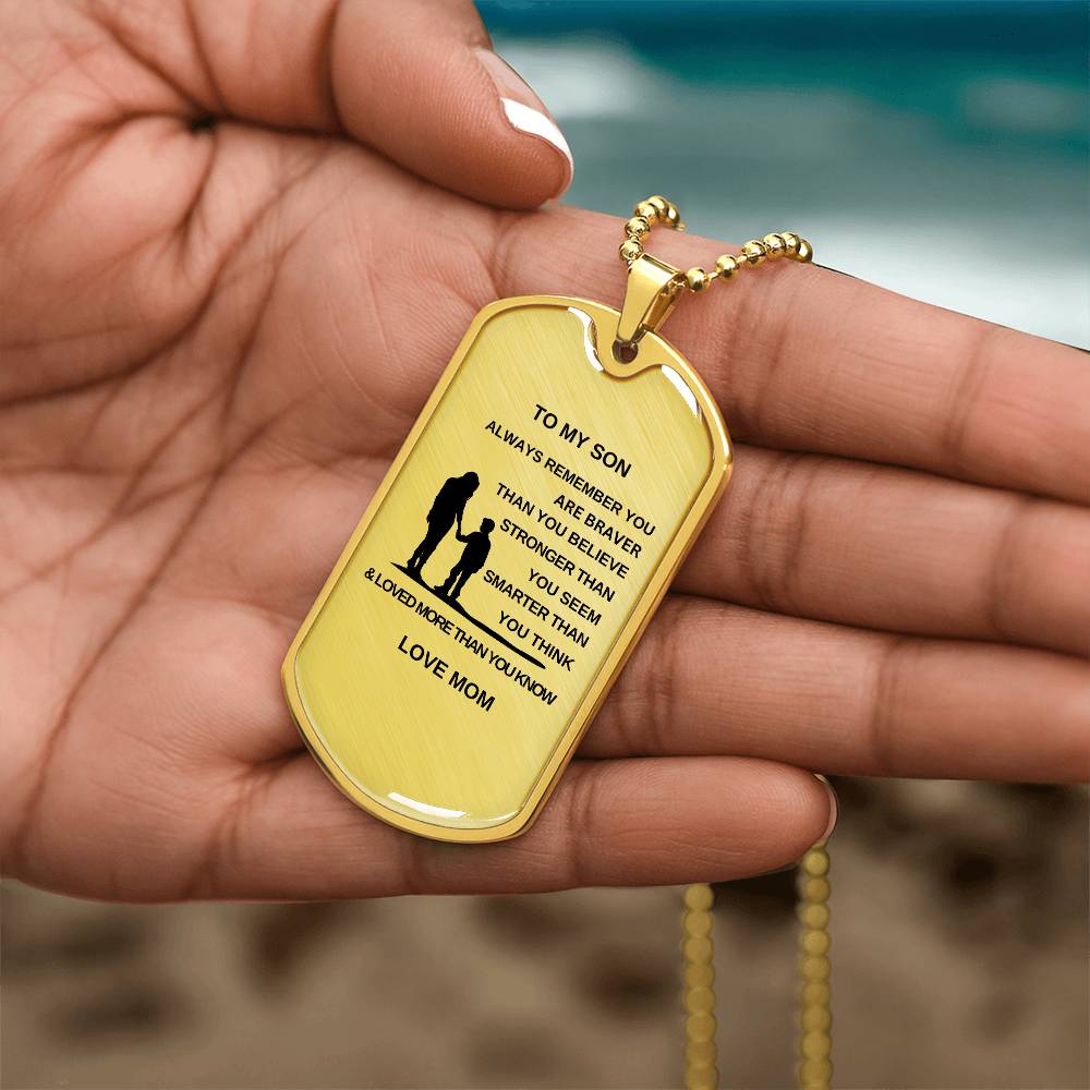 Son’s Eternal Keepsake from Mom