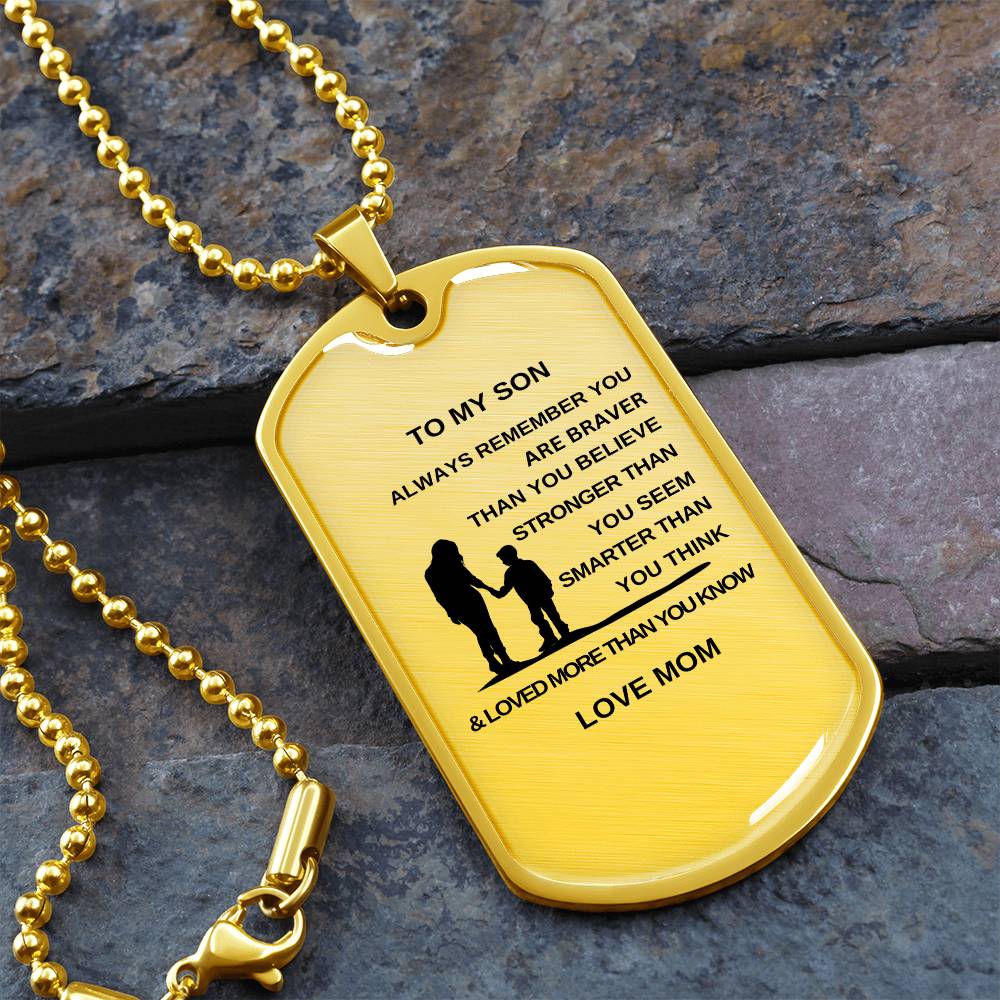 Son’s Eternal Keepsake from Mom