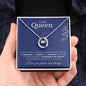 To My Queen-I love you forever and always-Lucky In Love Necklace