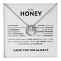To My Honey-I Love You For Always-Lucky In Love Necklace