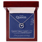 To My Queen-I love you forever and always-Lucky In Love Necklace