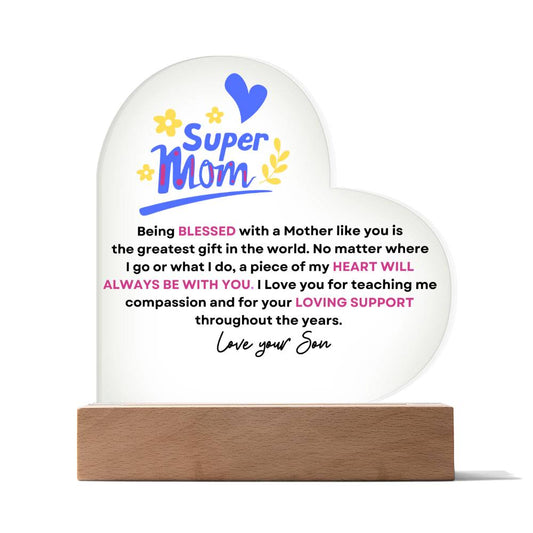Super Mom Son's Eternal Love Heart