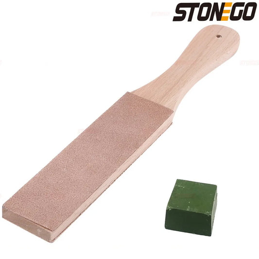 Wooden Handle Leather Polishing Board