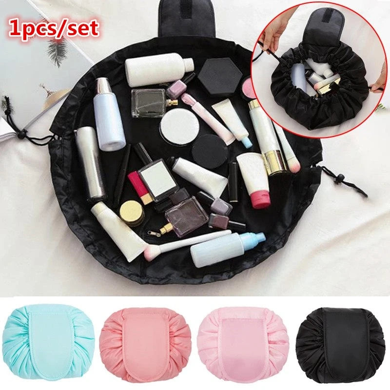 Glamour On-the-Go Drawstring Makeup Bag