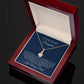 To My Beautiful Daughter-Proud of You-Love Always, Dad-Alluring Beauty Necklace