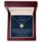 To My Daughter-Proud Of Your-Love Always, Dad-Love Knot Necklace