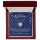 To My Queen-I love you forever and always-Love Knot Necklace