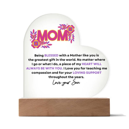 Son's Eternal Love Heart Keepsake