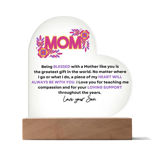 Son's Eternal Love Heart Keepsake