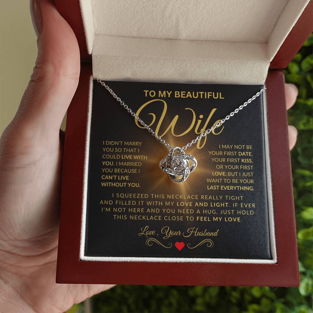 Eternal Bond Gold Knot Pendant