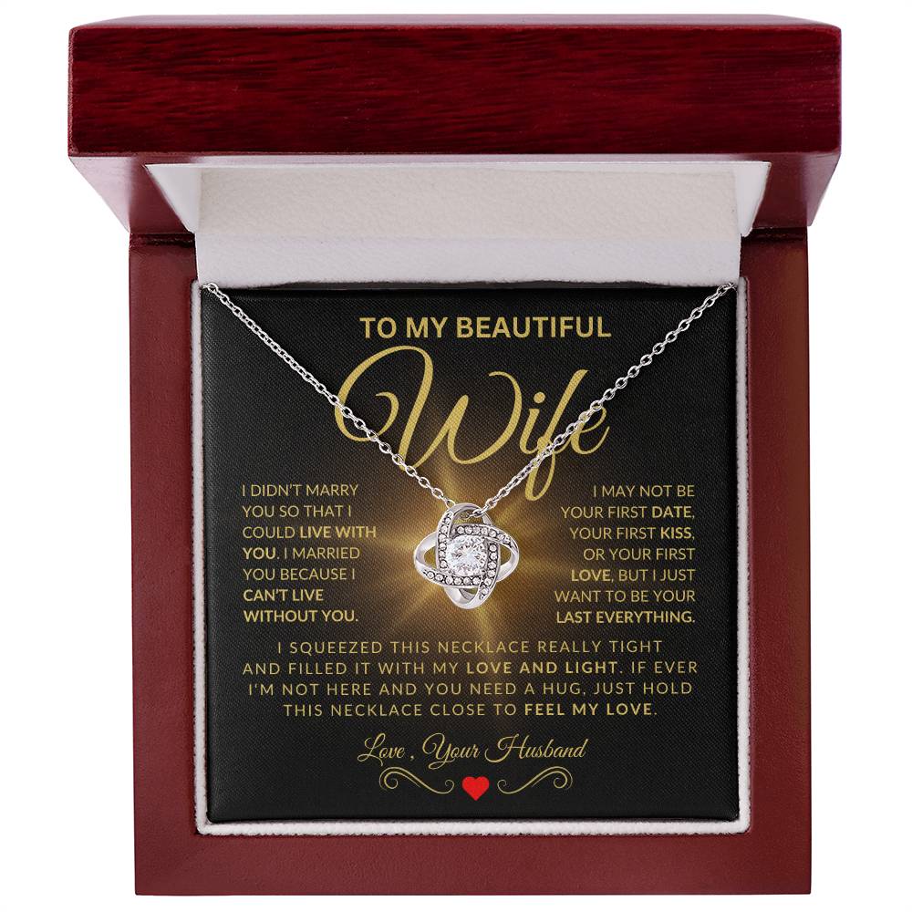 Eternal Bond Gold Knot Pendant