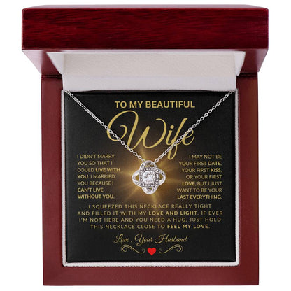 Eternal Bond Gold Knot Pendant