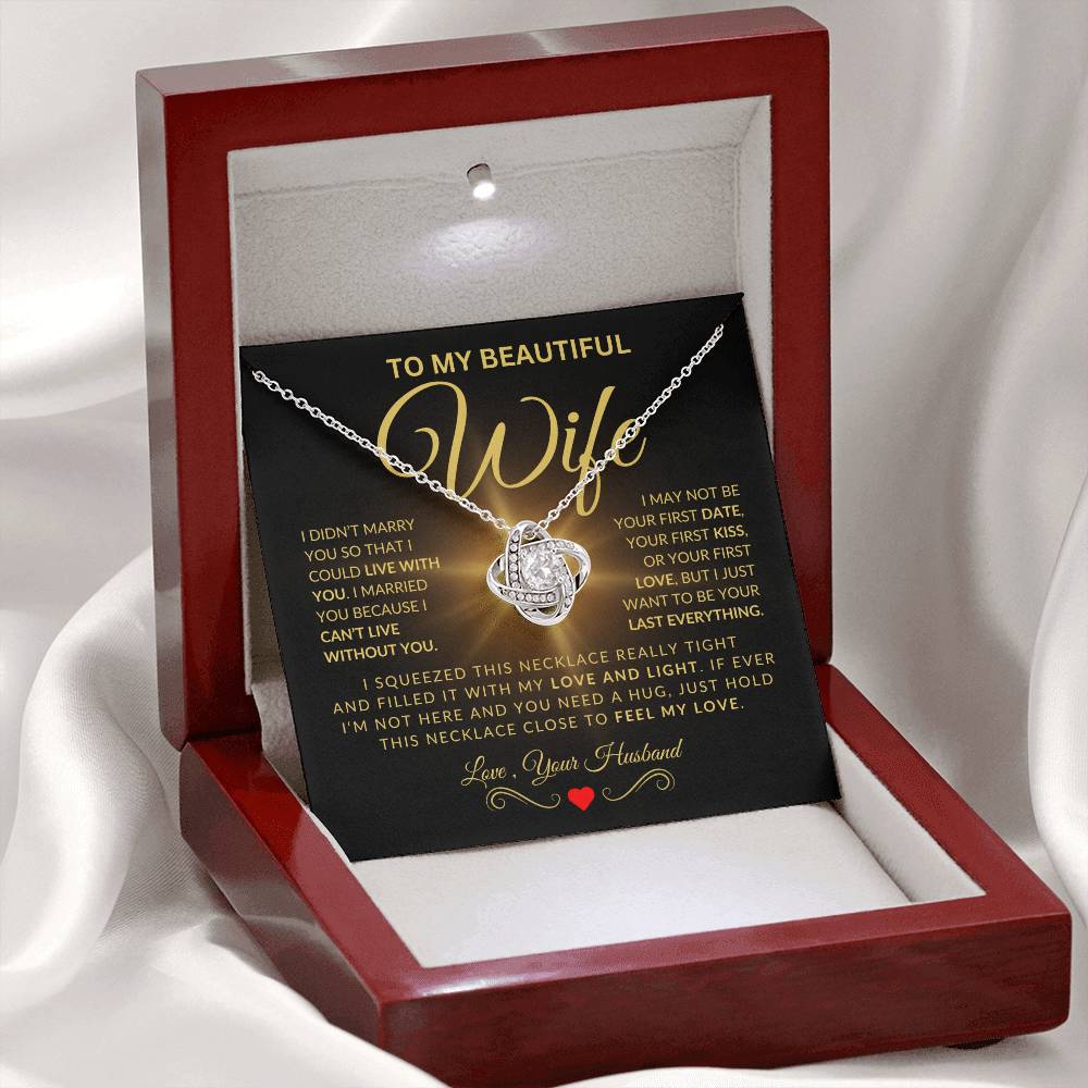 Eternal Bond Gold Knot Pendant