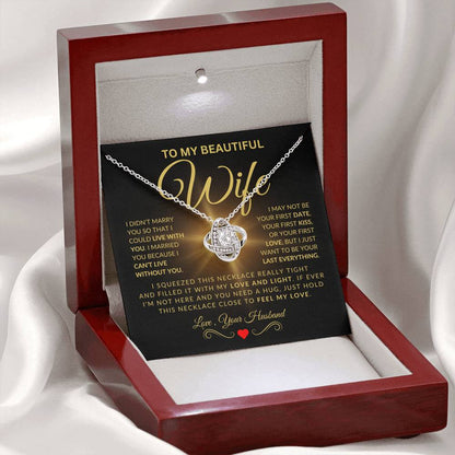 Eternal Bond Gold Knot Pendant