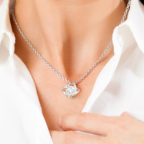 Eternal Bond Gold Knot Pendant