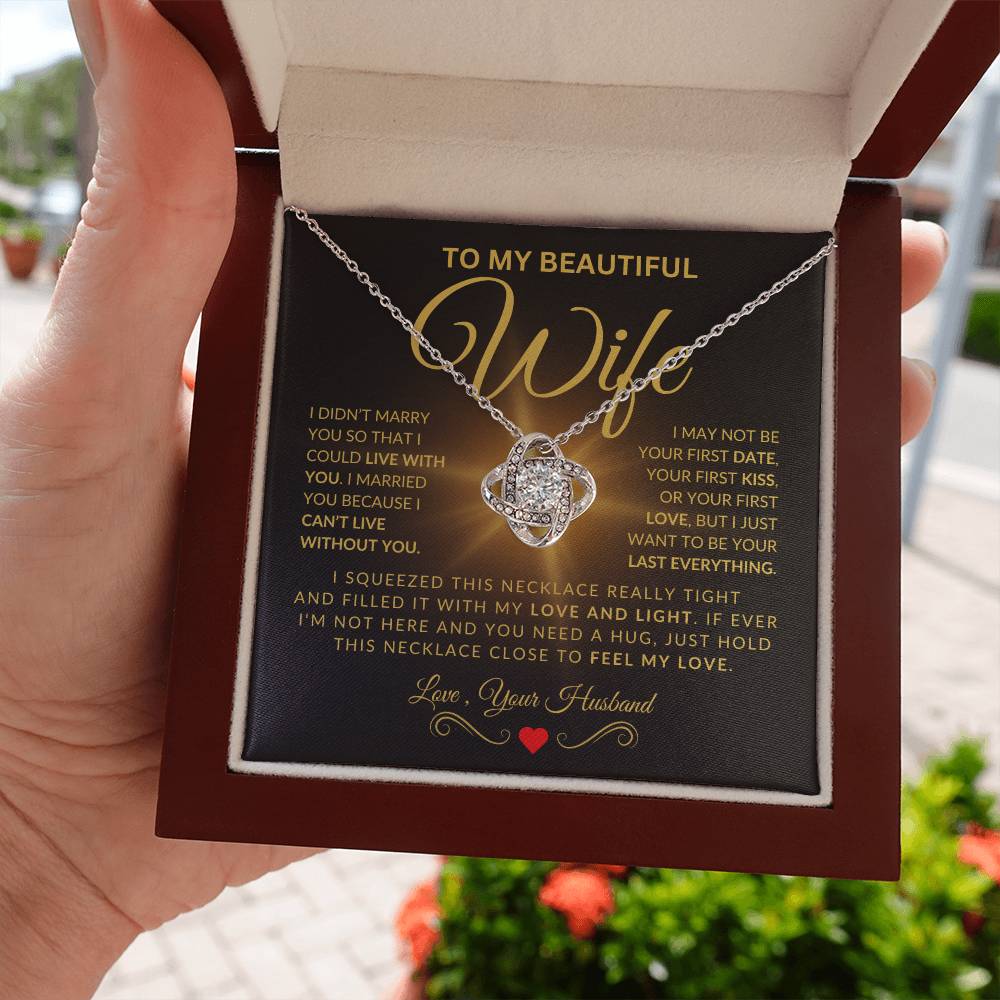 Eternal Bond Gold Knot Pendant