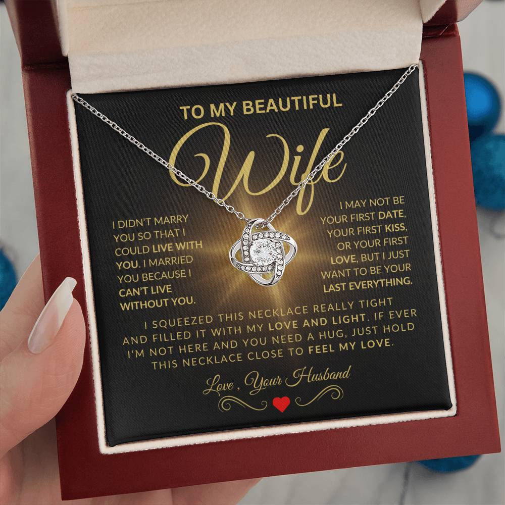 Eternal Bond Gold Knot Pendant