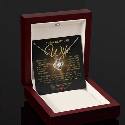 Eternal Bond Gold Knot Pendant